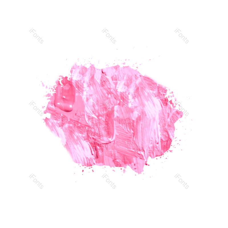 绘画图片,涂料元素,颜料PNG,粉色免抠素材